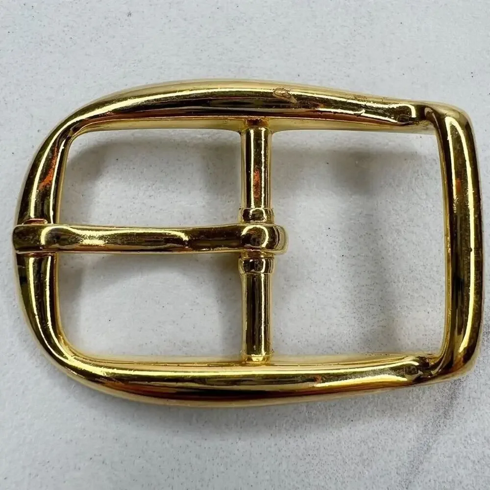 Vintage Gold Tone Simple Basic Belt Buckle for up to 1 Inch Belt
